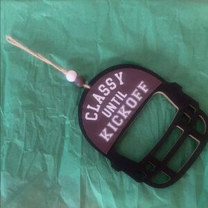 Classy Football Helmet Hanging Decor